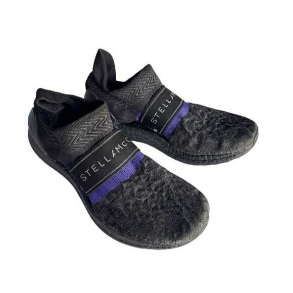 Adidas Ultraboost X 3D Stella McCartney Women’s Running Shoes Size 7.5 Black - Picture 1 of 12
